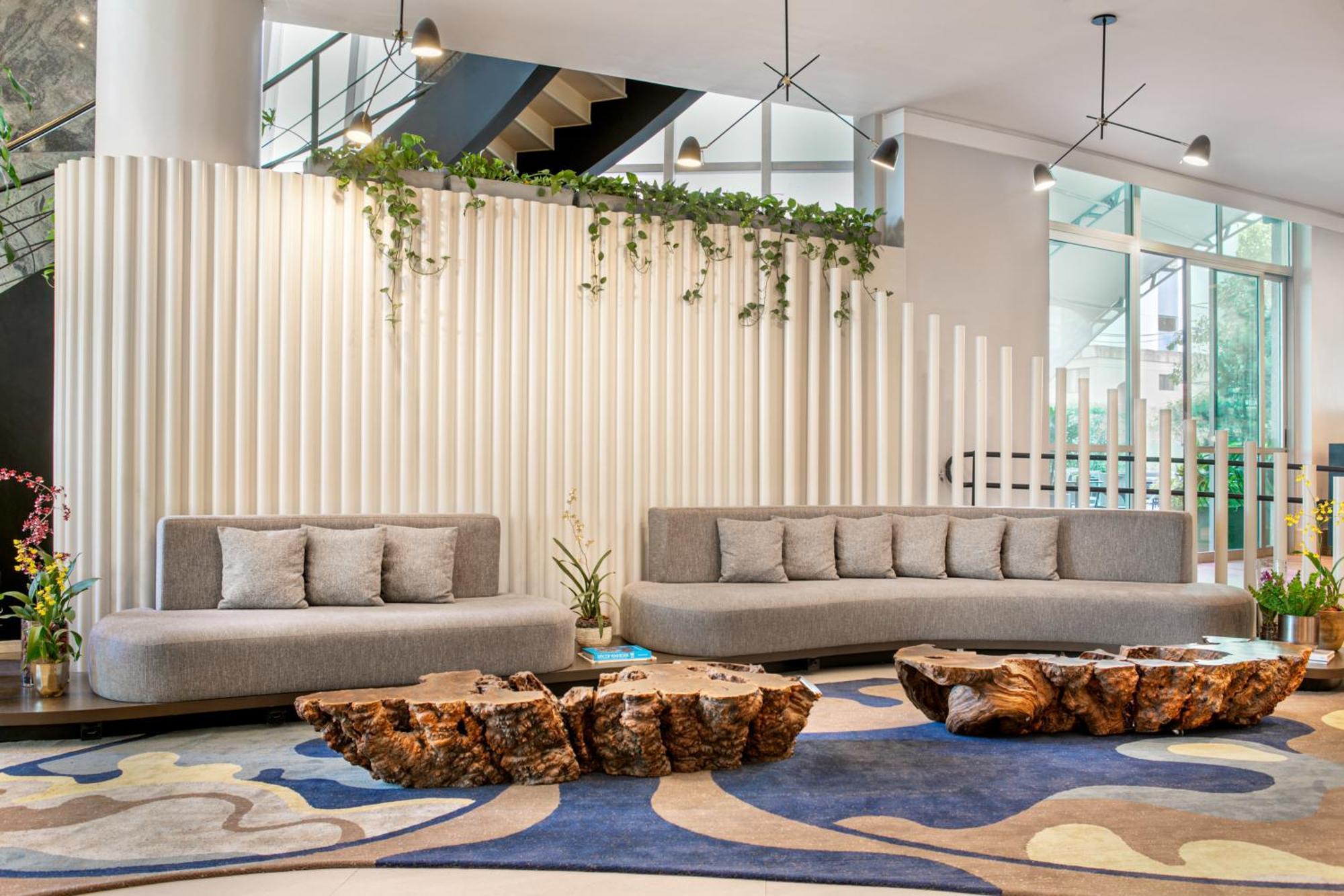 فندق مليا جارديم أوروبا ساو باولو المظهر الخارجي الصورة The lobby of the hotel